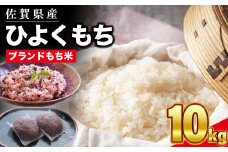 令和6年産 佐賀県産 ひよくもち米 10kg 【もち米 餅米 ヒヨクモチ 10kg 年末 餅つき 赤飯 おこわ おはぎ 増田米穀】(H015190)