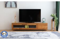 アダムロ 140ローボード LBR 【テレビ台 テレビ TV ローボード リビング用 収納家具 AV機器収納 国産】(H060481)