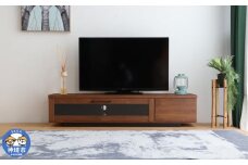 アダムロ 140ローボード WN 【テレビ台 テレビ TV ローボード リビング用 収納家具 AV機器収納 国産】(H060483)