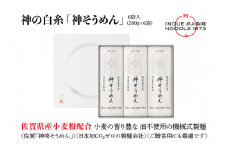 神の白糸「神そうめん」6袋入【神埼そうめん 素麺 SDGs 佐賀県産 夏 ギフト お中元 贈り物 乾麺 保存食 井上製麺】(H057133)