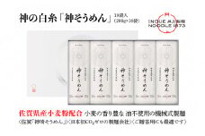 神の白糸「神そうめん」10袋入【神埼そうめん 素麺 SDGs 佐賀県産 夏 ギフト お中元 贈り物 乾麺 保存食 井上製麺】(H057134)