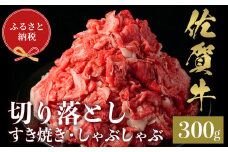 【和牛セレブ】佐賀牛 切り落とし 300g【肉 ブランド牛 和牛 牛肉 ふるさと納税】(H113116)