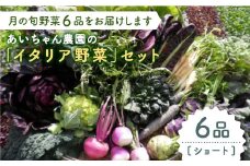 【6品】農薬に頼らない！カラダにやさしい「イタリア野菜」セット（ショート）【吉野ヶ里あいちゃん農園】[FAA013]