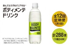 【12回定期便】ボディメンテ ドリンク500ml 1箱（24本）×12回【大塚製薬】 [FBD012]