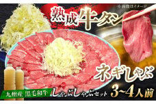 九州産 黒毛和牛 牛タンしゃぶしゃぶセット 500g 吉野ヶ里町/やきとり紋次郎 [FCJ071]