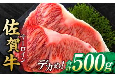 佐賀牛サーロインステーキ 500g （ 250g ×2枚） ＜艶さし ！ ＞【レビューキャンペーン開催中！】| ステーキ すてーき サーロイン サーロインステーキ さーろいん 冷凍 | 吉野ヶ里町[FDB010]