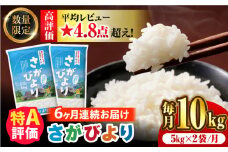 〈受付一時停止中〉【数量限定】【6回定期便】【令和5年産】さがびより 計60kg（5kg×2袋×6回） 吉野ヶ里町/増田米穀  [FBM034]