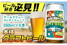 吉野ヶ里町産クラフトビール GAME BREW CONTINUE?/コンティニュー 350ml×6本セット 吉野ヶ里町/西研グラフィックス [FDG001]