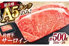 極上 佐賀牛 赤身 A5 サーロイン ステーキ 250g × 2枚 サーロインステーキ ロースステーキ 吉野ヶ里町/KRAZY MEAT [FDR002]