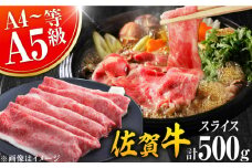 【2025年11月発送】艶さし！佐賀牛 しゃぶしゃぶ・すき焼き用 （肩ロース・肩バラ・モモのいずれか1部位） 500g 吉野ヶ里町 [FDB015]