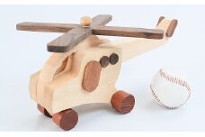 日本製!!｢優しい木の玩具 ヘリコプター｣ 1個  G-238