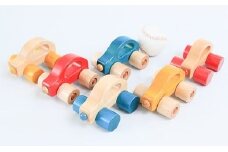 日本製!!｢優しい木の玩具 ミニミニカー｣ 2個  D-595