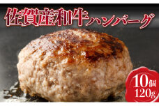 【佐賀産和牛】ハンバーグ 120g×10個  D-607