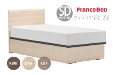 フランスベッド ファディア FAD-F1 TS（縦跳ね上げ収納260mm） 【 フレームのみ 】 M セミダブル R-290