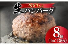 佐賀牛ハンバーグ120g×8個 ふっくらジューシー！