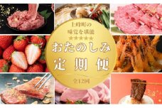 上峰町の味覚を堪能☆お楽しみ定期便（年12回） 肉 魚介 フルーツ いちごさん もつ鍋 佐賀牛 えびフライ バスクチーズケーキ ハンバーグ みかんジュース ラーメン 毎月1回 