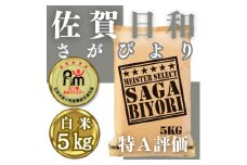 CIB61_さがびより白米５㎏ 【五つ星お米マイスター厳選！】