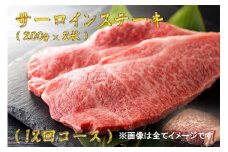 BG180　　最高級佐賀牛サーロインステーキ年12回コース（200ｇ×2）