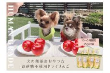 FB149　【10月～5月20日まで順次発送】犬の無添加おやつ☆お砂糖不使用ドライりんご８個