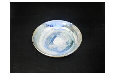 ED031 藍染菓子皿　1枚　 食器 陶芸品 焼物 陶器 工芸品 限定 佐賀 おしゃれ みやき町