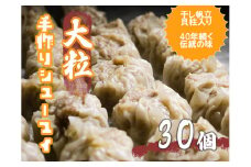 DA054_江見川端小平の手作り大粒シューマイ30個（干し帆立貝柱入り）