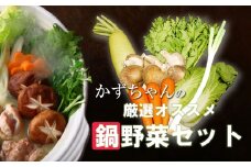 CC005　【鍋約2回分】かずちゃんの厳選おススメ鍋野菜セット 野菜詰め合わせ 旬 新鮮 国産 水炊き 採れたて