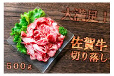 FK027_【佐賀のお肉をご家庭に！】佐賀牛切り落とし500g