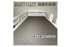 EZ035_和紙 畳 ベット用 置き畳2枚セット（ ブラウン）