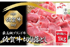 BL037_佐賀牛切り落とし 1,000g (500g x 2パック)