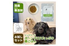 GC002_国産・保存料無添加のドッグフード・ボーンブロスたっぷり鹿ごはん【お試しセット】