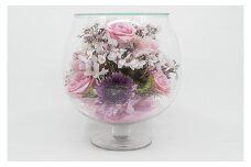 AV023_ボトルフラワー（ワイングラスLL）　プレゼント ギフト　花　おすすめ
