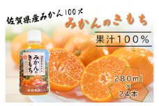 DV225_みかんのきもち　280mlﾍﾟｯﾄﾎﾞﾄﾙX24本入り