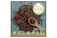 CIB99_佐賀県産『もち麦』６kg(１kg×６袋)【ダイシモチ】