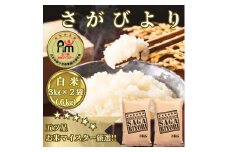 CIB66_お米マイスター厳選!!《さがびより》白米３ｋｇ×２袋