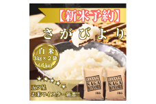 CIB85_令和７年産【（新米）11月以降発送】さがびより白米３ｋｇ×２袋【お米マイスター厳選!!】