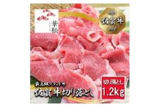 BL094_【冷凍】佐賀牛 切り落とし1,200g(300g×４パック）
