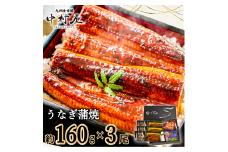 FM063_伝統酵母　うなぎの蒲焼　　千栗　国産160g×3
