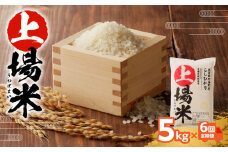 上場米こしひかり定期便（5kg×6ヶ月）／ コシヒカリ こしひかり 米 お米 精米 白米 ご飯 棚田 上場米 数量限定 佐賀県 玄海町 常温 送料無料