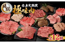 【定期便 12回】 【特撰】佐賀牛-赤身-極味肉定期便（毎月1回　計12回お届け） 佐賀牛 定期便 赤身 肉 スライス ステーキ すき焼き しゃぶしゃぶ 焼肉 ローストビーフ 国産 牛肉 モモ ハンバーグ お肉 佐賀県 玄海町 特選 【Z045】