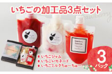 いちごの加工品3点セット