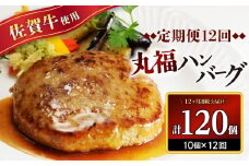 丸福・ハンバーグ10個定期便（12回）