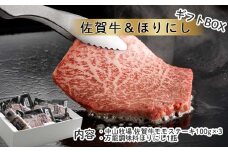 中山牧場 佐賀牛モモステーキ＆万能調味料ほりにし / ギフトセット