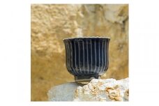 初期伊万里うつし「うす瑠璃はな小鉢」十四代李参平 A50-37