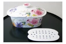 有田焼 熱々のまま食卓へ 「UTSUWA美」花かれん A50-77