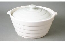 有田焼 熱々のまま食卓へ「Only碗」（アイボリー） A20-86