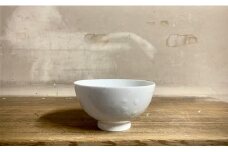 白磁釉滴飯碗(中) 井上祐希作 (井上萬二窯) 有田焼 お茶碗 ご飯茶碗 飯碗 A30-62