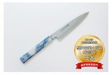 【伝統工芸のコラボレーション】有田焼堺包丁 ペティナイフ 雲龍紋 A170-3