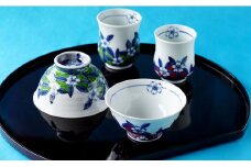 有田焼 染錦桜絵 睦揃え 神田陶器店 A30-70
