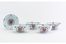 源右衛門窯 染錦牡丹丸紋 取鉢 器 食器 小鉢 鉢 サラダ鉢 有田焼 A110-52