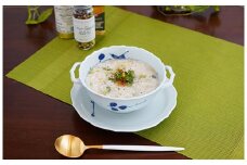 有田焼 花鳥紋 スープ碗皿【青雅堂】器 うつわ 食器 スープ皿 取り皿 セット ギフト A20-561
